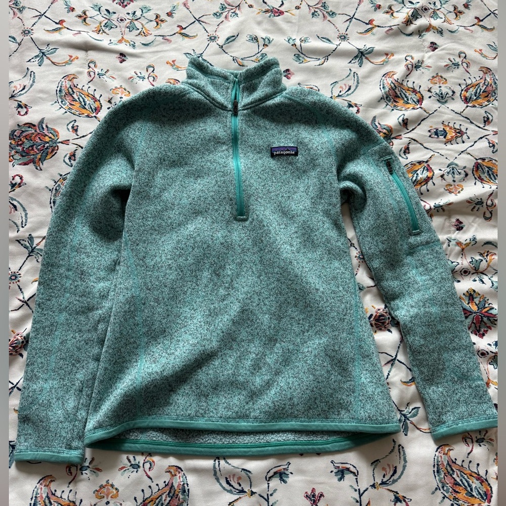 EUC Patagonia Women’s Better Sweater Quarter Zip Pullover size small